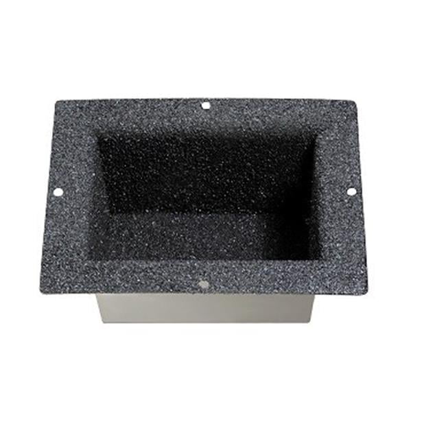Stainless Steel Black Sand Coated Shower Niche Shelf