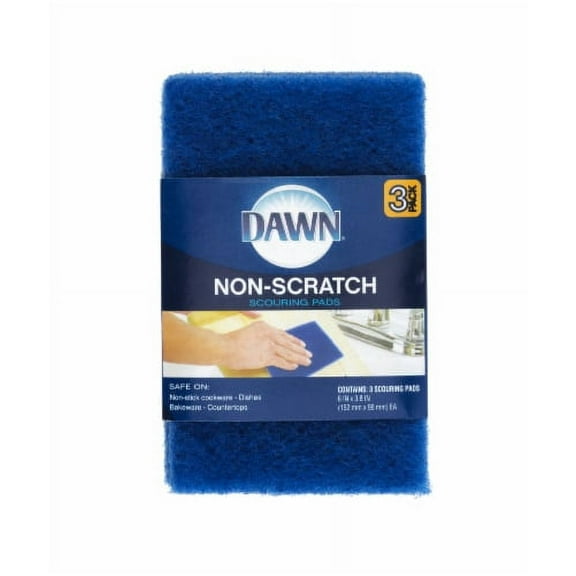 Dawn Non-Scratch Scouring Pads - Blue