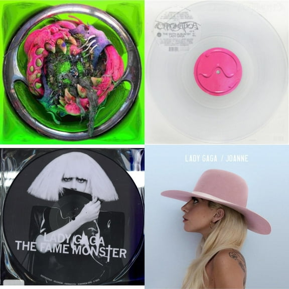 Dawn Of Chromatica (Clear LP Vinyl) & Chromatica (Milky Clear LP Vinyl) & Fame Monster & Joanne