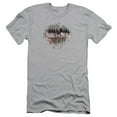thumbnail image 1 of Dawn Of The Dead Creeping Shadows Adult 30/1 T-Shirt Silver, 1 of 1