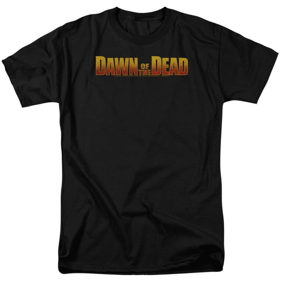 Dawn Of The Dead Science Fiction Zombie Movie Dawn Logo Adult T-Shirt Tee