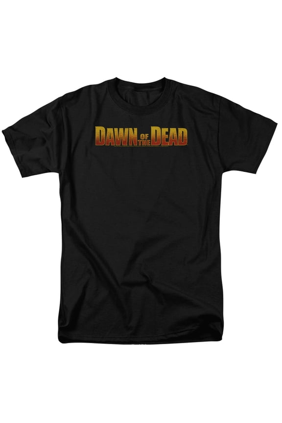 Dawn Of The Dead Science Fiction Zombie Movie Dawn Logo Adult T-Shirt Tee