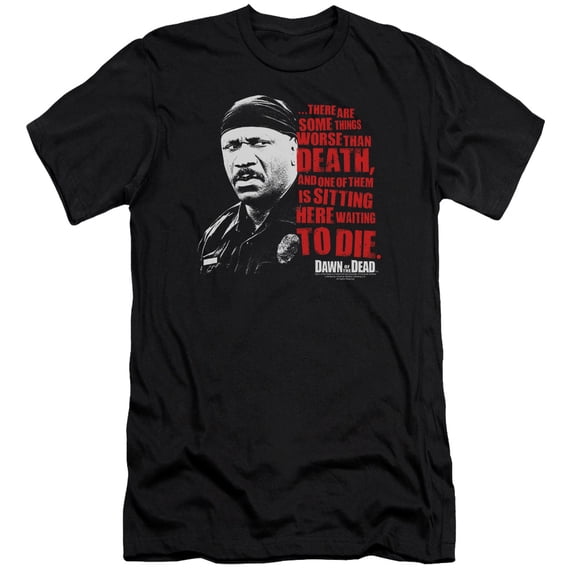 Dawn Of The Dead - Worse Than Death - Premium Slim Fit Short Sleeve Shirt - Small