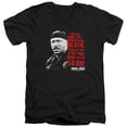thumbnail image 1 of Dawn Of The Dead Worse Than Death S/S Adult V-Neck 30/1 T-Shirt Black, 1 of 2