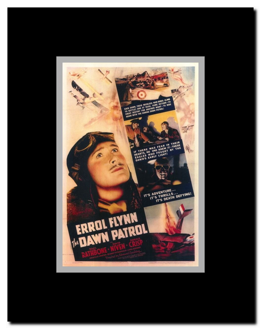 Dawn Patrol Framed Movie Poster
