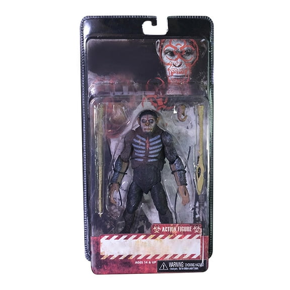 Dawn of The Planet of The Apes Action Figure Statues, 11in Action Figure Collectible Action Figure Includes Interchangeable Head, Hands And Accessories - Video Game, C