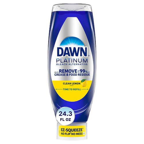 Dawn Platinum Bleach Alternative 24.3 oz. Clean Lemon Scent Liquid Dish