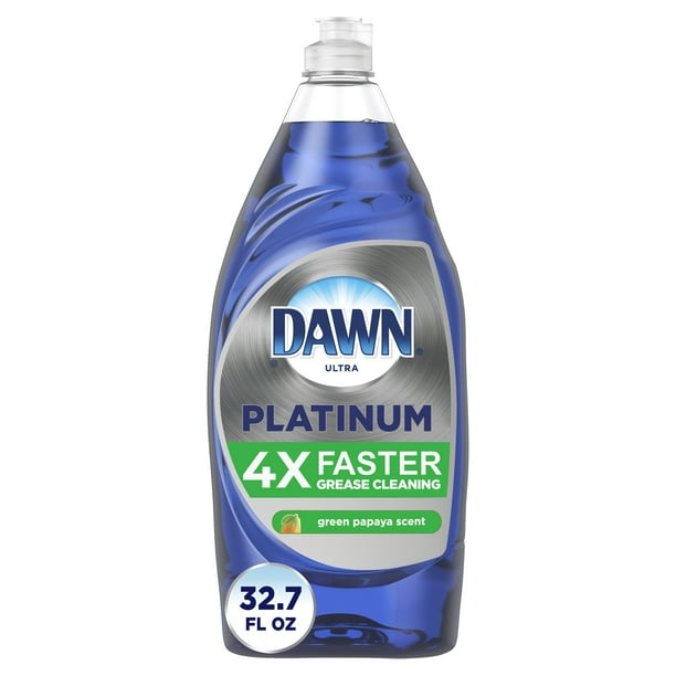 Dawn Platinum Bleach Alternative Dish Washing Liquid Dish Soap, Green
