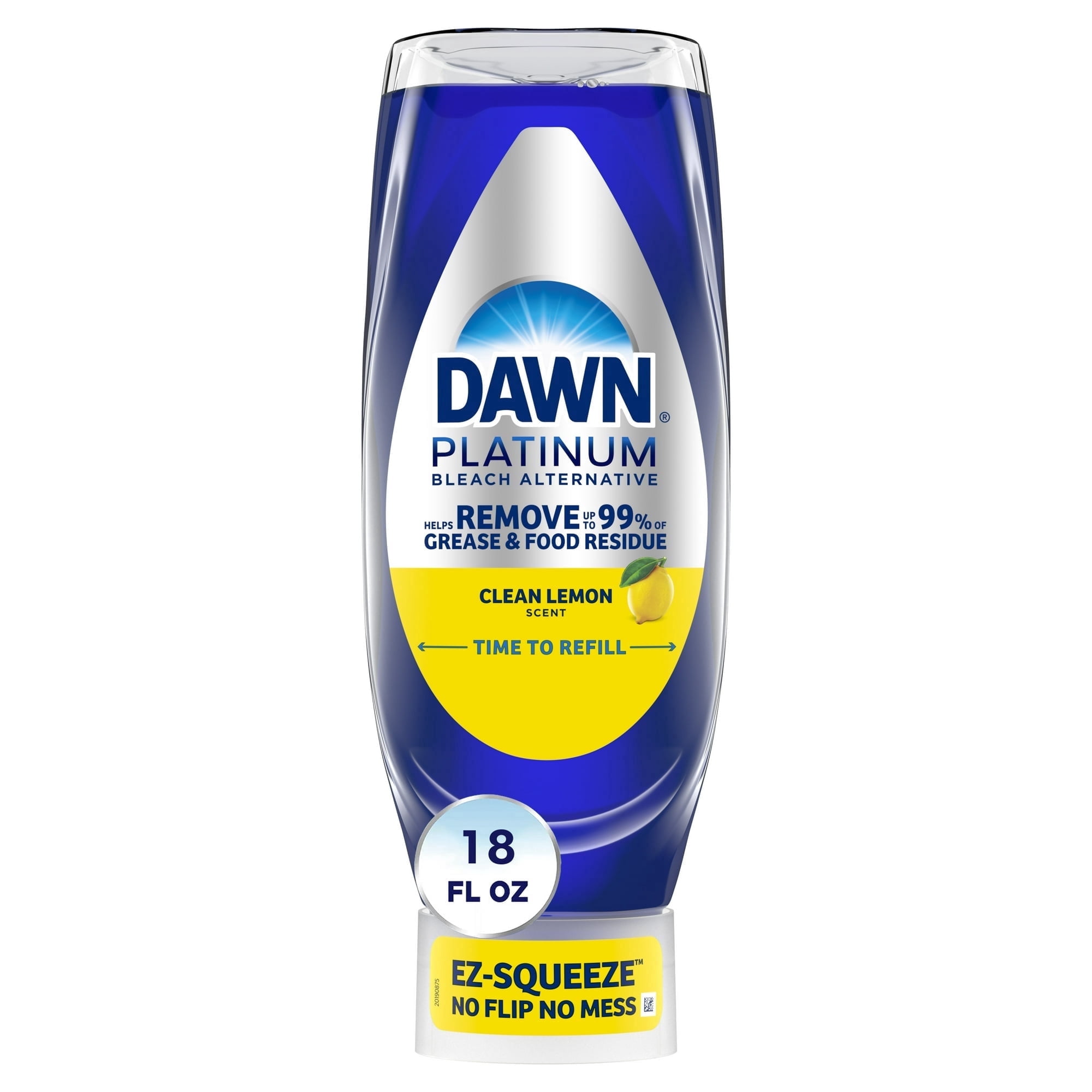 Dawn Platinum Bleach Alternative EZ-Squeeze Dish Soap, Dishwashing ...