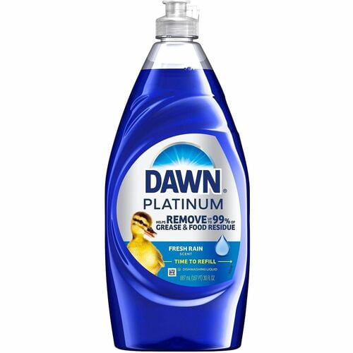 (8 pack) Dawn Platinum Dish Soap, Dishwashing Soap, Fresh Rain, 30 fl oz