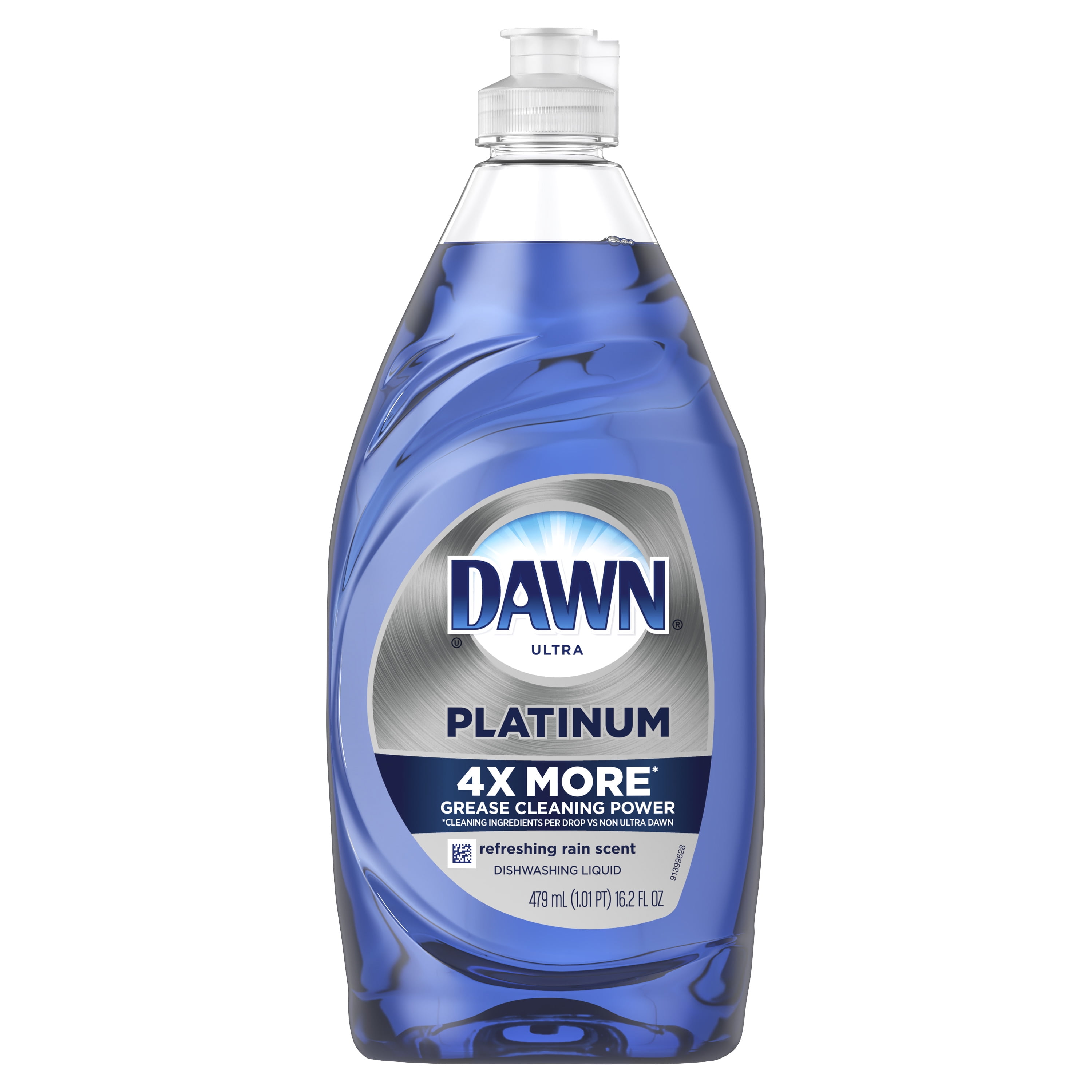 Dawn Platinum Dishwashing Liquid Dish Soap, Refreshing Rain Scent, 16.2 Fl Oz