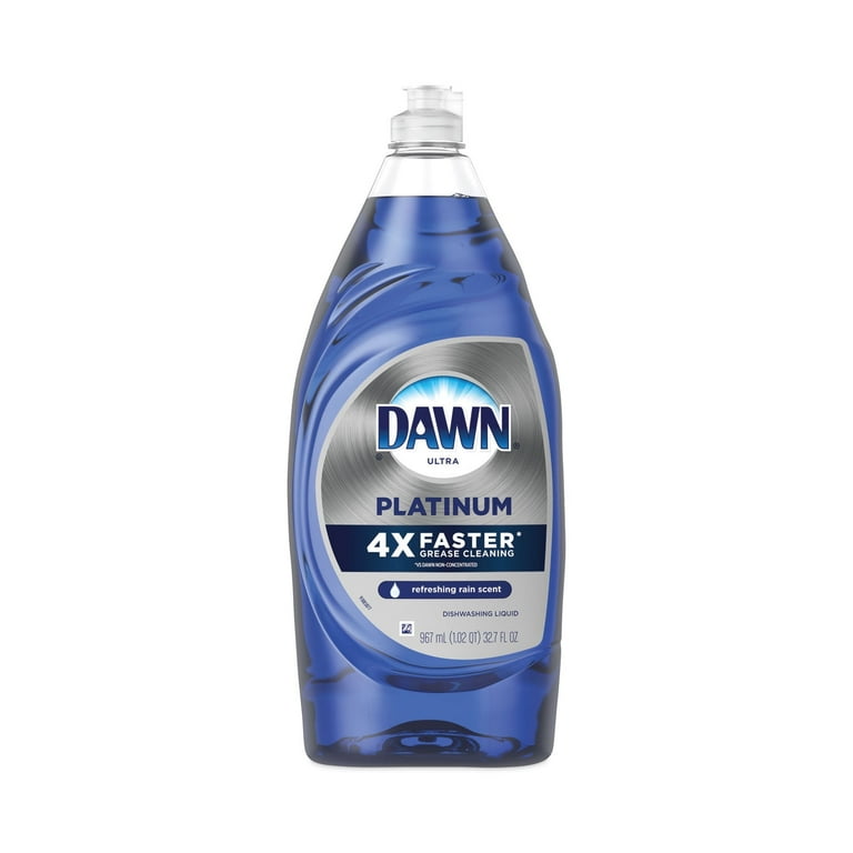 Platinum Liquid Dish Detergent, Refreshing Rain Scent, 32.7 oz Bottle, 8/Carton Platinum Liquid Dish Detergent, Refreshing Rain Scent, 32.7 oz Bottle, 8/Carton