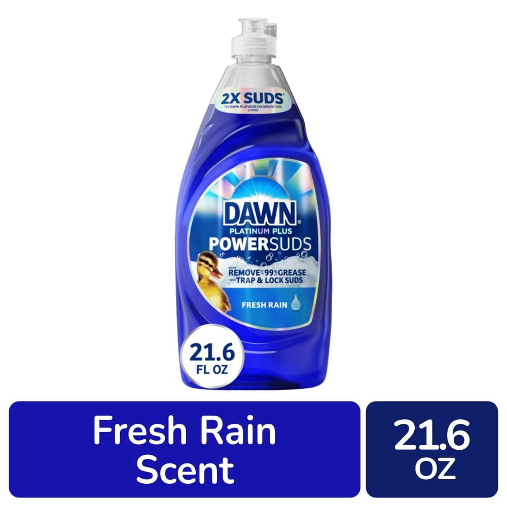 Dawn Platinum Plus PowerSuds Liquid Dish Soap 21.6 fl oz - Pack of 2