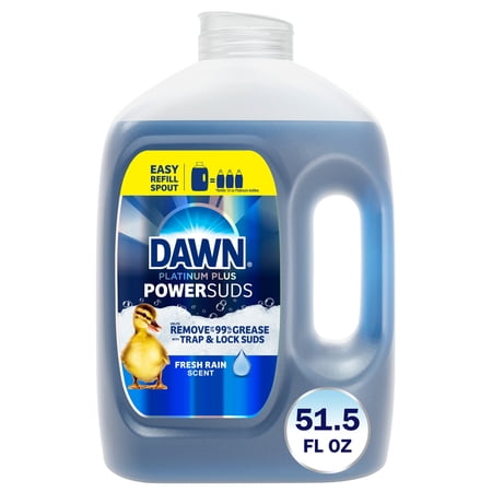 Dawn Platinum Plus, Liquid Dish Soap, 51.5 oz. Bottle
