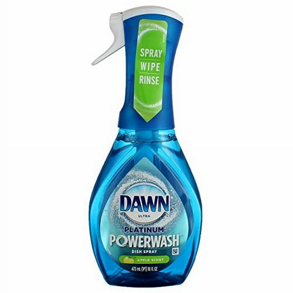 Dawn Platinum Powerwash Dish Spray, Dish Soap, Apple Scent, 16 fl oz.,(2 Pack )