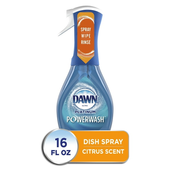 Dawn Platinum Powerwash Dish Spray, Dish Soap, Citrus Scent, 16 oz