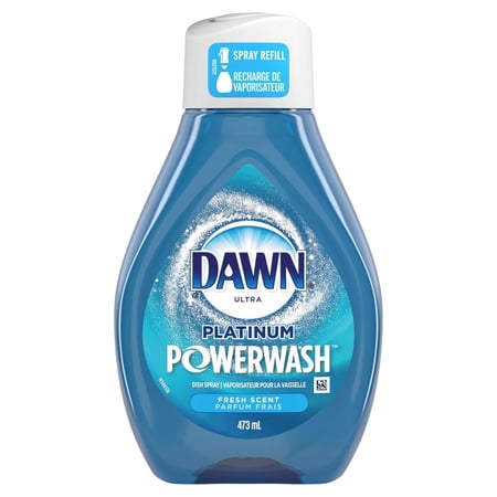 Dawn Platinum Powerwash Dish Spray, Dish Soap, Fresh Scent, 16 Fl Oz