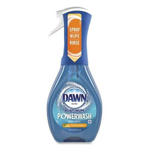 Dawn Platinum Powerwash Dish Spray Dish Soap Lemon Starter Kit 16 Fl Oz (Pack of 18)