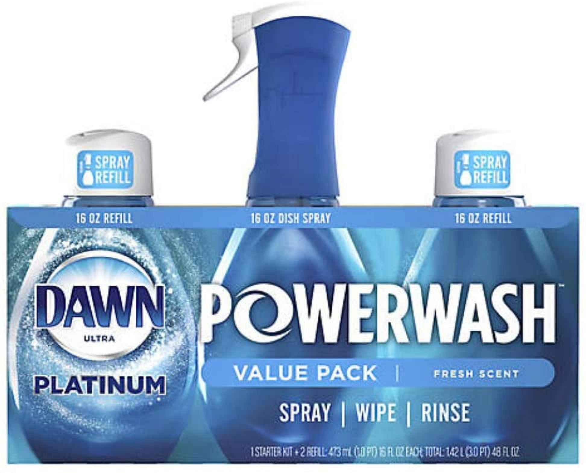 Dawn Platinum Powerwash Dish Spray & Refill Set, Fresh Scent (1