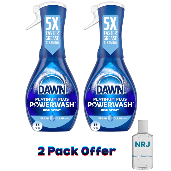 Dawn Powerwash Dish Soap Spray, Dishwashing Liquid Fresh, 16 fl oz