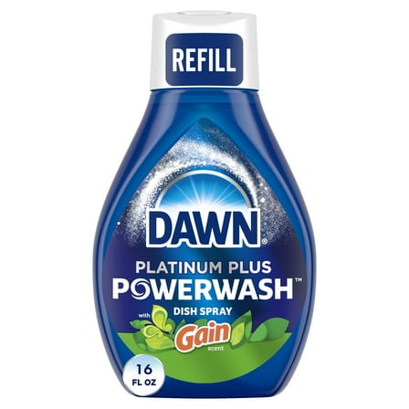 Dawn Powerwash Spray, Dish Soap, Dishwashing Liquid, Gain Original Scent, 1 Refill, 16 fl oz