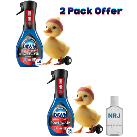 Dawn Powerwash Heavy Duty Dish Spray, Dish Soap, All-Purpose Cleaner, 1 Starter Kit, 16 FL Oz