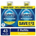 thumbnail image 1 of Dawn Powerwash Spray Refill, Dish Soap, Lemon, 2 Refills, 43 Fl Oz 43 fl oz, 1 of 5