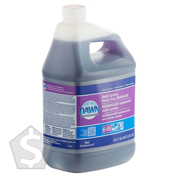 Dawn Professional 14501 1 Gallon / 128 oz. Multi-Surface Heavy-Duty Degreaser Concentrate - 4/Case