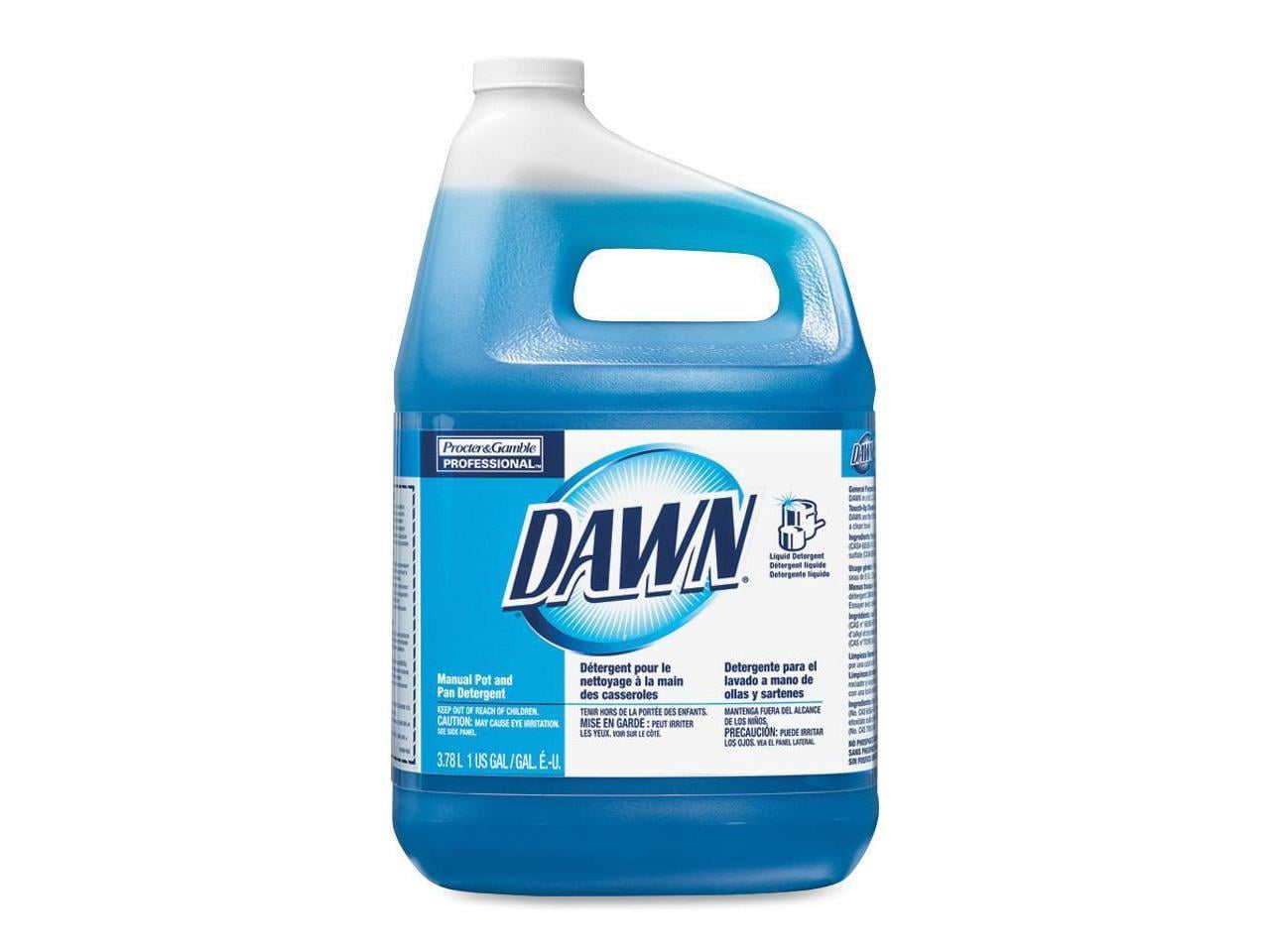 Dawn Professional Manual Pot/Pan Dish Detergent, Original, 4/Carton