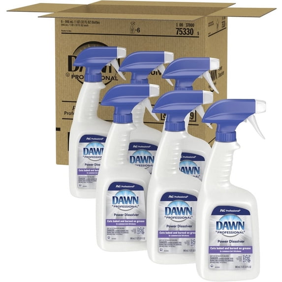 Dawn Professional Power Dissolver - Ready-To-Use Spray - 32 oz (2 lb) - 6 / Carton - White | Bundle of 5 Cartons