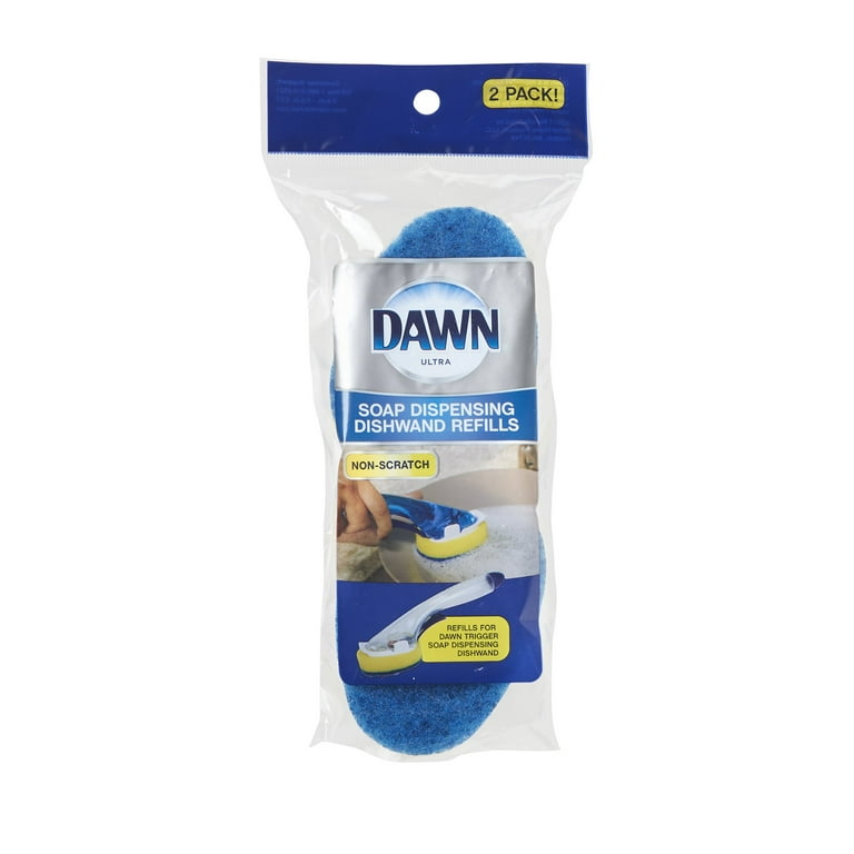 Non-Scratch Dishwand Refills, Blue, 2/Pack Non-Scratch Dishwand Refills, Blue, 2/Pack