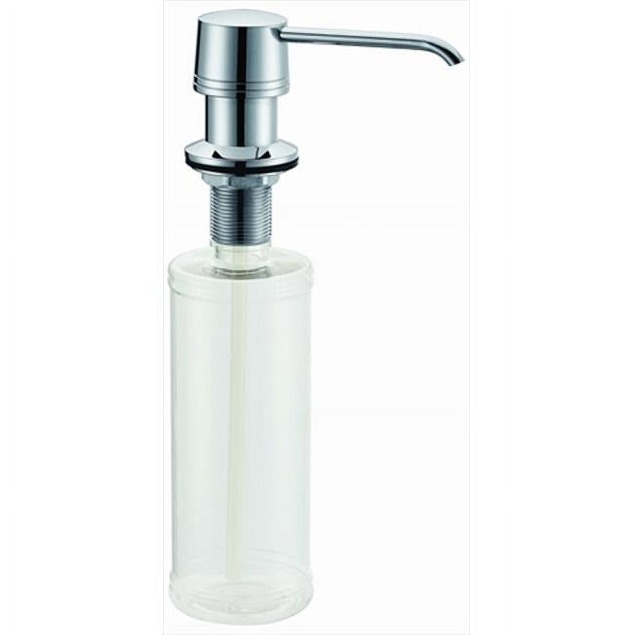 Chrome Finish Liquid Soap Dispenser with Brass Pump