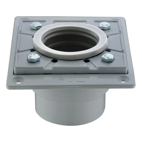 Dawn SDB040206 PVC Shower Drain Base with Rubber Fitting