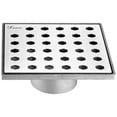 thumbnail image 1 of Dawn® STS050504 Thames River Series Square Shower Drain 5"L In Polished Satin, 1 of 2