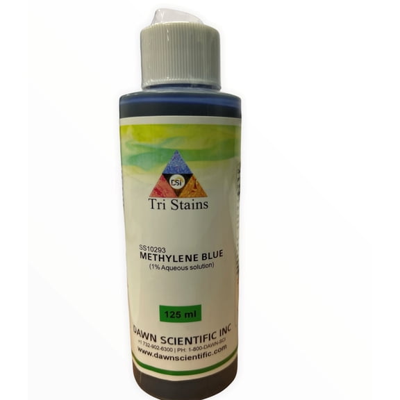 Dawn Sci Methylene Blue 1% Aqueous Solution, 125 ml, 1 Count