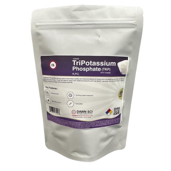 Dawn Sci Tripotassium Phosphate Anhydrous Fertilizers, 1 lbs with TKP, Food Grade