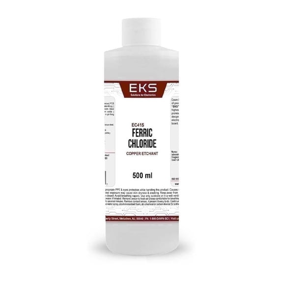 Dawn Scientific Ferric Chloride Solution 500mL  Laboratory-Grade Etching and Analytical Reagent