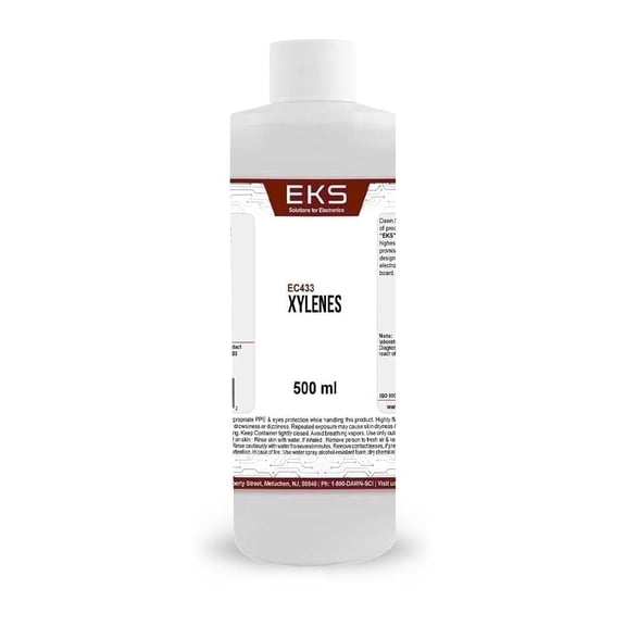 Dawn Scientific Xylene Lab Grade Specialty Solvent 500ml (Pack of 6)