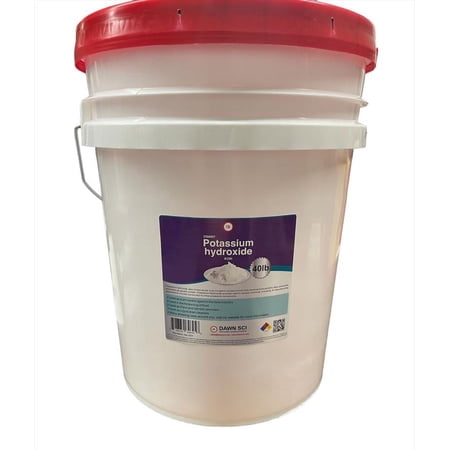 Dawn Scis Pure Potassium Hydroxide, 40 LB, New, 1 Count
