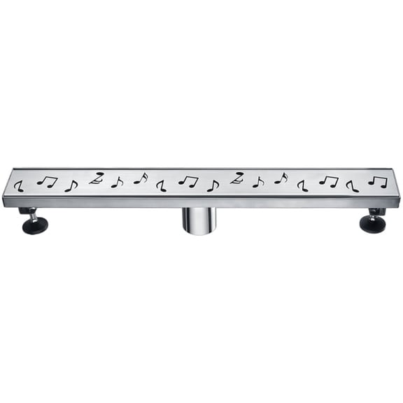 Dawn USA Dawn Seine River Linear Shower Drain - Silver