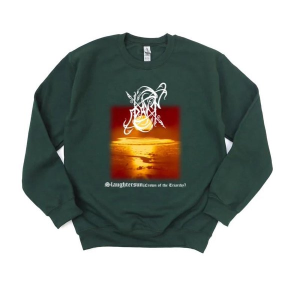 Dawn Slaughtersun Crown Triarchy Vintage Retro Black Metal Music Band Art SweatShirt Unisex, up to 5XL