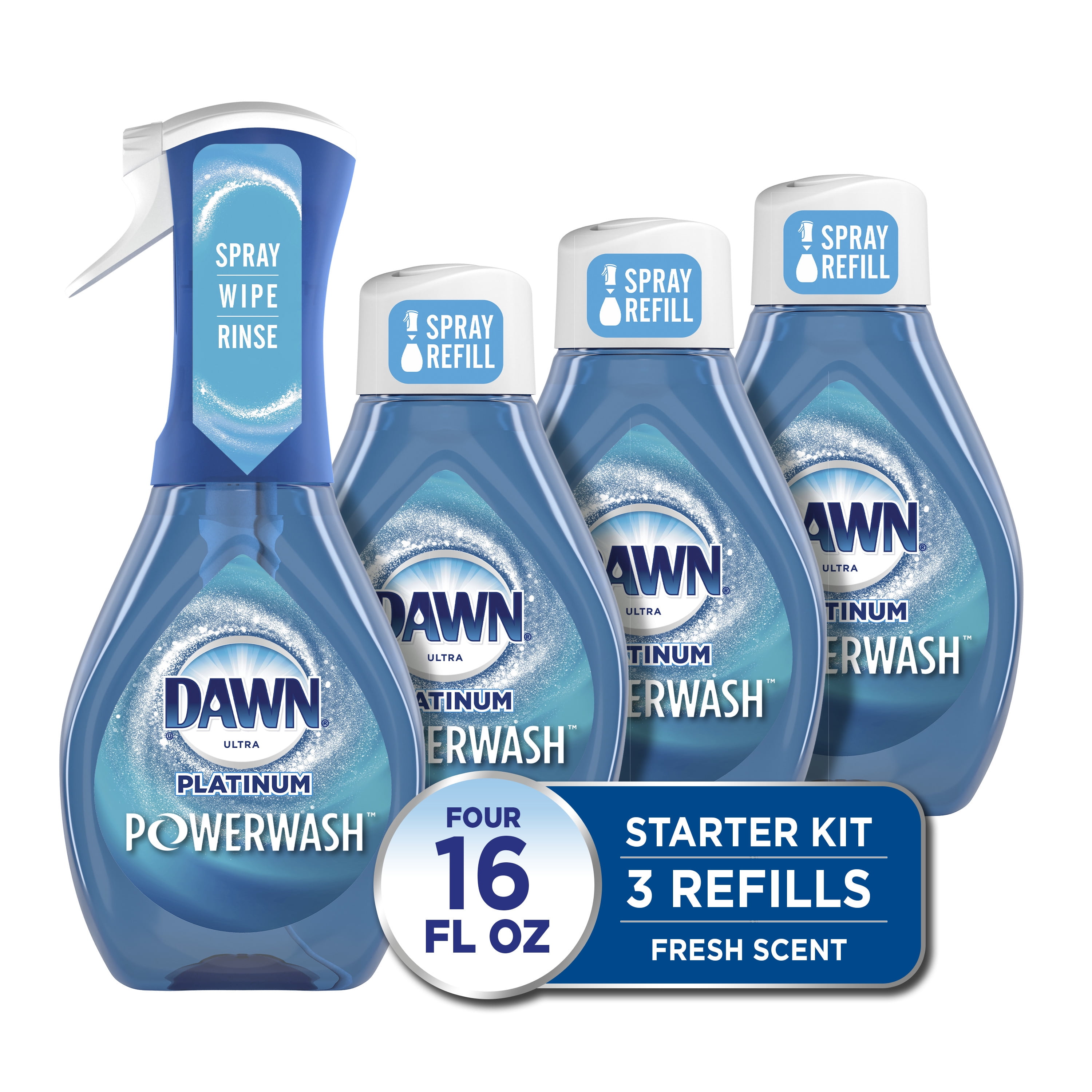 Dawn Platinum Powerwash Dish Soap Spray Refill, Fresh Scent (16 fl