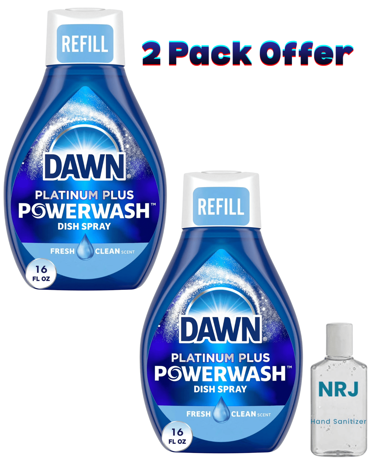Dawn Spray Dish Soap Refill, Fresh Scent, 16 fl oz