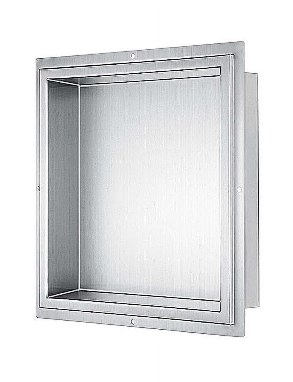 Stainless Steel 14" x 14" Shower Niche Shelf