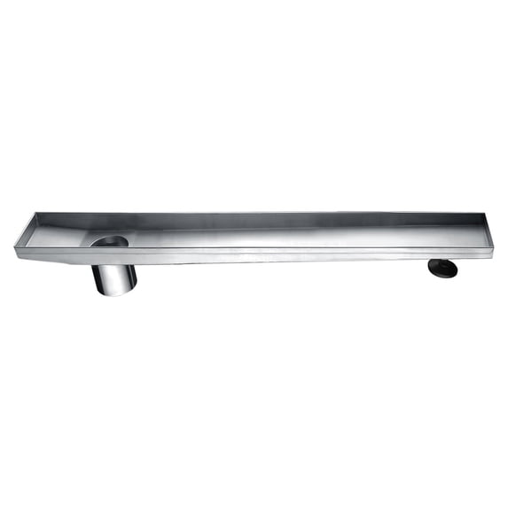 Dawn Shower Drain Channel Side Outlet with Adjustable Feet