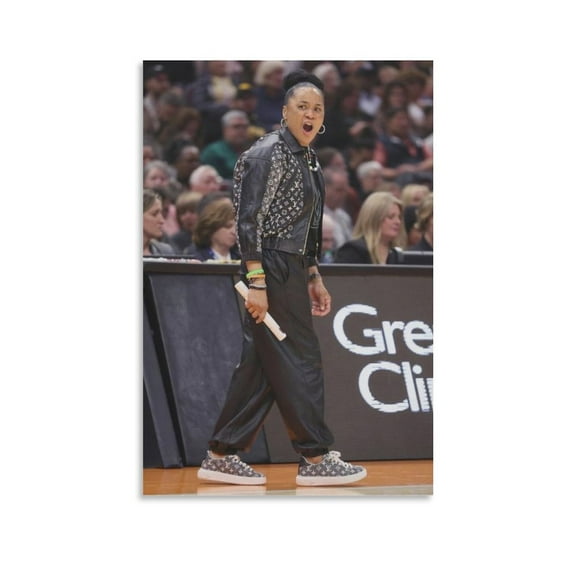 Dawn Staley Canvas Poster Posters Wall Art Painting Canvas Gift Living Room Prints Bedroom Decor Poster Artworks 16x24inch(40x60cm)