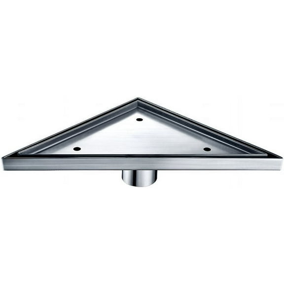 Dawn TCO131004 Colorado River Series Triangle Shower Drain In Polished Satin