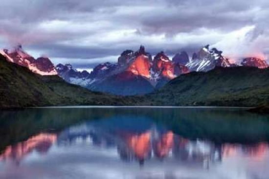 Dawn Torres del Paine Canvas Art - Larry Malvin (24 x 36)