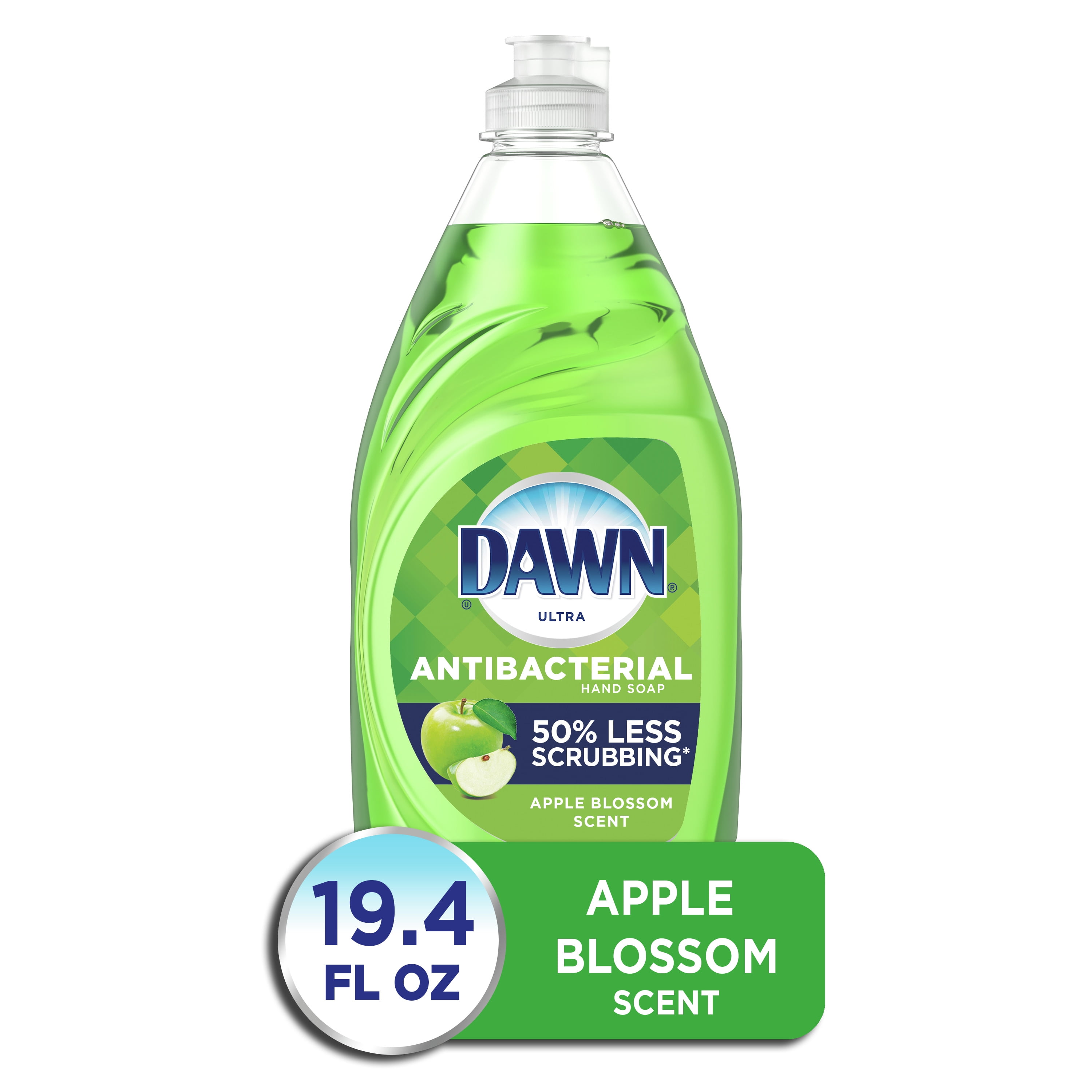 Dawn Ultra Apple Dish Soap, 19.4 fl oz, Pack of 10