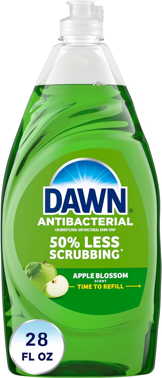 Dawn Ultra Antibacterial Hand Soap, Dishwashing Liquid Dish Soap, Apple